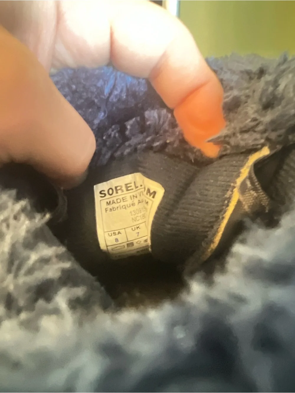 Sorel Black Faux Fur Lined Winter Boots